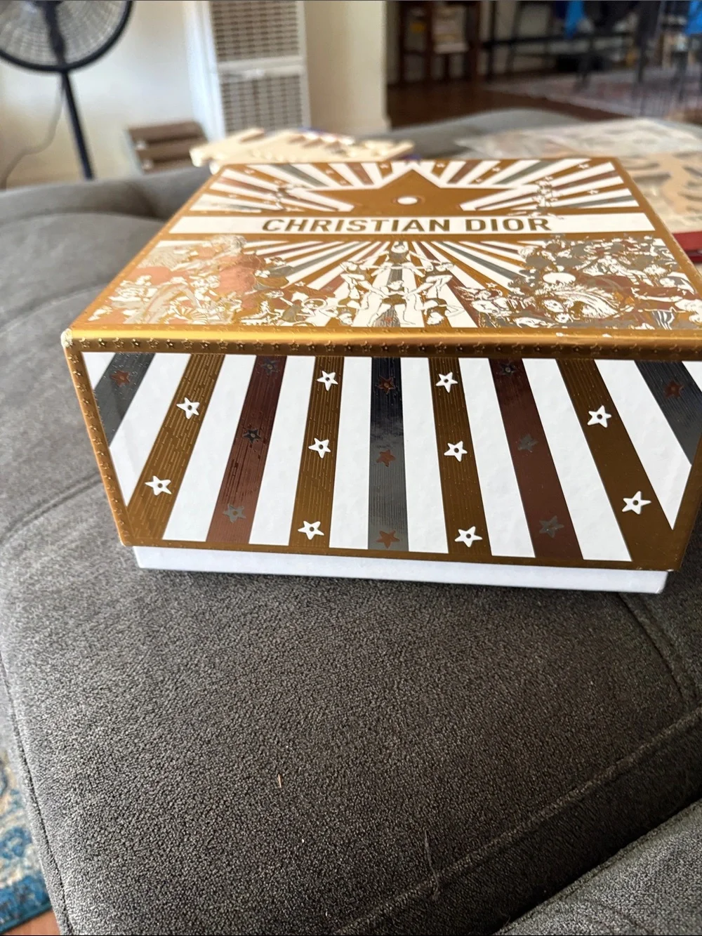Dior Gold, Pink & Cream Festive Gift Box